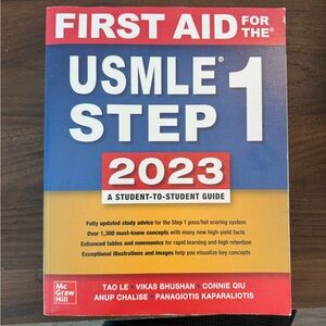 USMLE Step 1 First Aid 2023 Book
